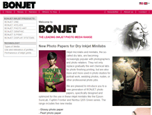 Tablet Screenshot of bonjetmedia.com